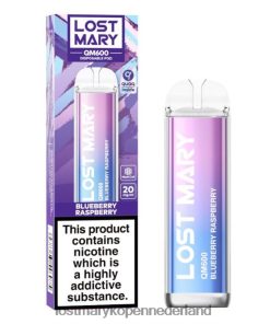 LOST MARY Bestellen - 4V8PNV152 bosbes framboos LOST MARY QM600 wegwerp damp