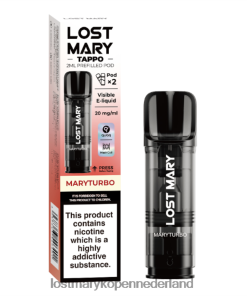 LOST MARY Bestellen - 4V8PNV179 maryturbo LOST MARY Tappo voorgevulde peulen - 20 mg - 2 stuks