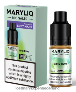 LOST MARY Bestellen - 4V8PNV206 limoen-rum LOST MARY maryliq nic-zouten - 10 ml