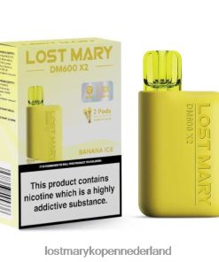 LOST MARY Kopen Nederland - 4V8PNV181 bananen ijs LOST MARY DM600 X2 wegwerp damp