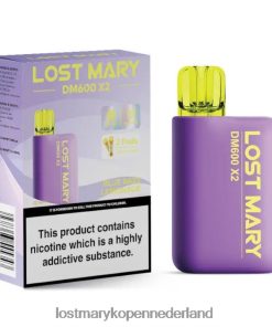 LOST MARY Nederland - 4V8PNV182 blauwe razz-limonade LOST MARY DM600 X2 wegwerp damp