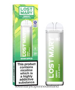 LOST MARY Vape Bestellen - 4V8PNV159 zure appel LOST MARY QM600 wegwerp damp