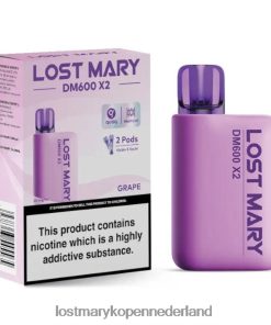 LOST MARY Vape Bestellen - 4V8PNV186 druif LOST MARY DM600 X2 wegwerp damp