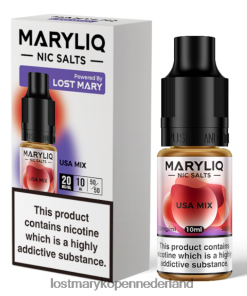 LOST MARY Vape Bestellen - 4V8PNV213 Amerikaanse mix LOST MARY maryliq nic-zouten - 10 ml
