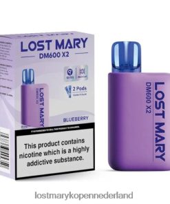 LOST MARY Vape Nederland - 4V8PNV183 bosbes LOST MARY DM600 X2 wegwerp damp