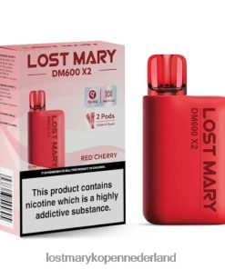 LOST MARY Vape Nederland - 4V8PNV192 rode kers LOST MARY DM600 X2 wegwerp damp
