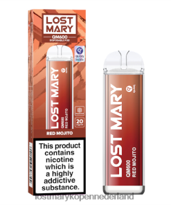 LOST MARY Vape Nederland Kopen - 4V8PNV158 rode mojito LOST MARY QM600 wegwerp damp