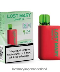 LOST MARY Vape Nederland Kopen - 4V8PNV194 watermeloen LOST MARY DM600 X2 wegwerp damp