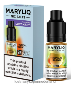 LOST MARY Vape Nederland Kopen - 4V8PNV212 tropisch eiland LOST MARY maryliq nic-zouten - 10 ml