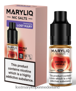 LOST MARY Vapes Kopen - 4V8PNV216 dubbele appel LOST MARY maryliq nic-zouten - 10 ml