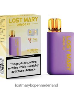 LOST MARY Vapes Nederland - 4V8PNV184 bosbessenwolk LOST MARY DM600 X2 wegwerp damp