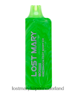 LOST MARY Vapes Nederland - 4V8PNV85 Kiwi drakenfruit bes ijs LOST MARY MO5000 wegwerpbaar
