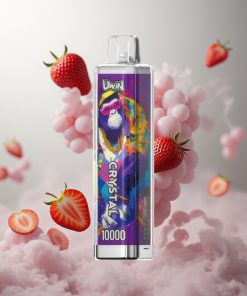 UWIN Crystal 10000 Puffs Aardbei Druif Wegwerp Vape met 18ml e-liquid & RGB verlichting Netherlands vape wholesale