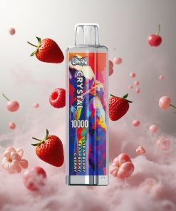 UWIN Crystal 10000 Puffs Aardbei Framboos Kers met RGB verlichting Netherlands vape wholesale