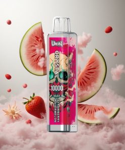 UWIN Crystal 10000 Puffs Aardbei Watermeloen met RGB-verlichting en 18ml vloeistofcapaciteit Netherlands vape wholesale