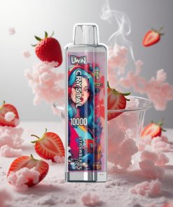 UWIN Crystal 10000 Puffs Aardbeien IJs Wegwerp Vape met RGB-verlichting en 18ml e-liquid capaciteit Netherlands vape wholesale