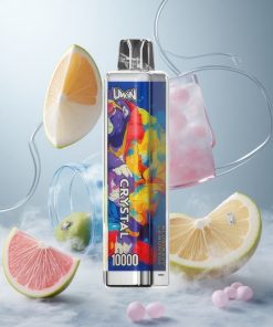 UWIN Crystal 10000 Puffs Blauwe Framboos Limonade Wegwerp Vape met 18ml vloeistofcapaciteit en RGB verlichting Netherlands vape wholesale