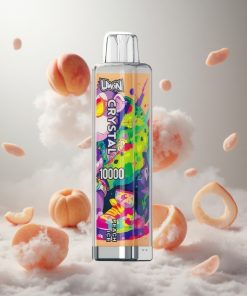 UWIN Crystal 10000 Puffs Perzik IJs RGB verlichting 18ml Nederland vape wholesale