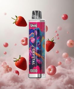UWIN Crystal 10.000 Puffs Aardbei Cranberry Kers RGB LED Netherlands vape wholesale