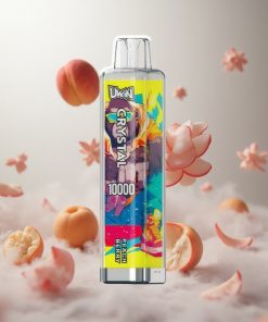 UWIN Crystal 10.000 Puffs Perzik Bes Wegwerp Vape met RGB-verlichting Netherlands vape wholesale