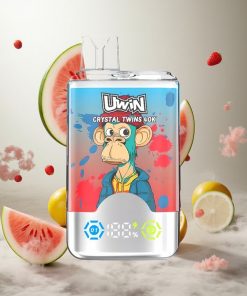 UWIN Crystal Twins 40000 Puffs Aardbei Watermeloen Citroen Limoen Dual Flavor Systeem Netherlands vape wholesale