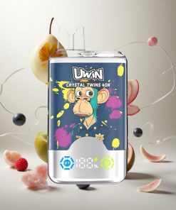UWIN Crystal Twins 40000 Puffs Kiwi Passievrucht Guava Blauwe Bes Framboos Dubbele Smaken 32ml Netherlands vape wholesale