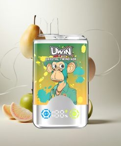 UWIN Crystal Twins 40000 Puffs Kiwi Passievrucht Guave Twee Appel Dual Flavor System Netherlands vape wholesale