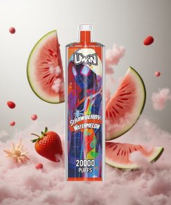 Uwin Shisha Hookah Crystal 20000 Puffs Aardbei Watermeloen 22ml Mesh Coil Netherlands vape wholesale