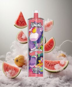 Uwin Shisha Hookah Crystal 20000 Puffs Watermeloen IJs 22ml Capaciteit Mesh Coil Netherlands vape wholesale
