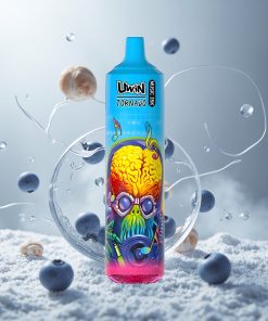 Uwin Tornado 35K Bosbes op IJs Wegwerp Vape met 35.000 trekjes en Type-C opladen Netherlands vape wholesale