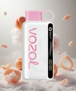 VOZOL STAR 9000/12000 Wegwerp Vape Perzik IJs met S.i.L.C TECH en Mondstukbescherming Netherlands vape wholesale