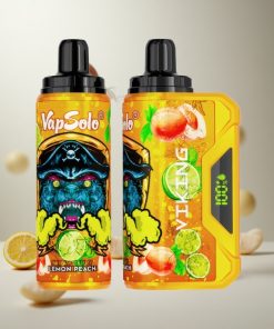 VapSolo VIKING 12000 Puffs Citroen Perzik Wegwerp Vape 22ml Nederland vape wholesale