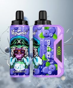VapSolo VIKING 12000 Puffs Wegwerp Vape Blauwe Bes met 22ml E-Liquid & Type-C Opladen Netherlands vape wholesale