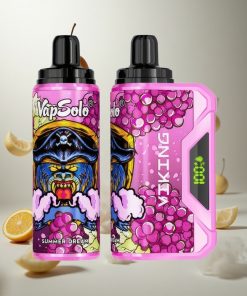 VapSolo VIKING 12000 Puffs Zomerdroom Wegwerp Vape met 22ml e-liquid & Type-C opladen Netherlands vape wholesale