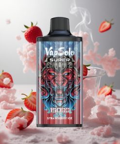 Vapsolo Super 15000 Puffs Aardbei IJs Wegwerp Vape 40ml E-Liquid Netherlands vape wholesale