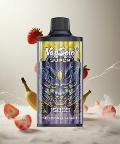 Vapsolo Super 15000 Puffs Wegwerp Vape Aardbei Banaan 40ml E-Liquid Netherlands vape wholesale