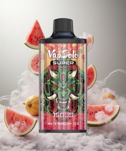 Vapsolo Super 15000 Puffs Wegwerp Vape Watermeloen IJs 40ml Nederland vape wholesale